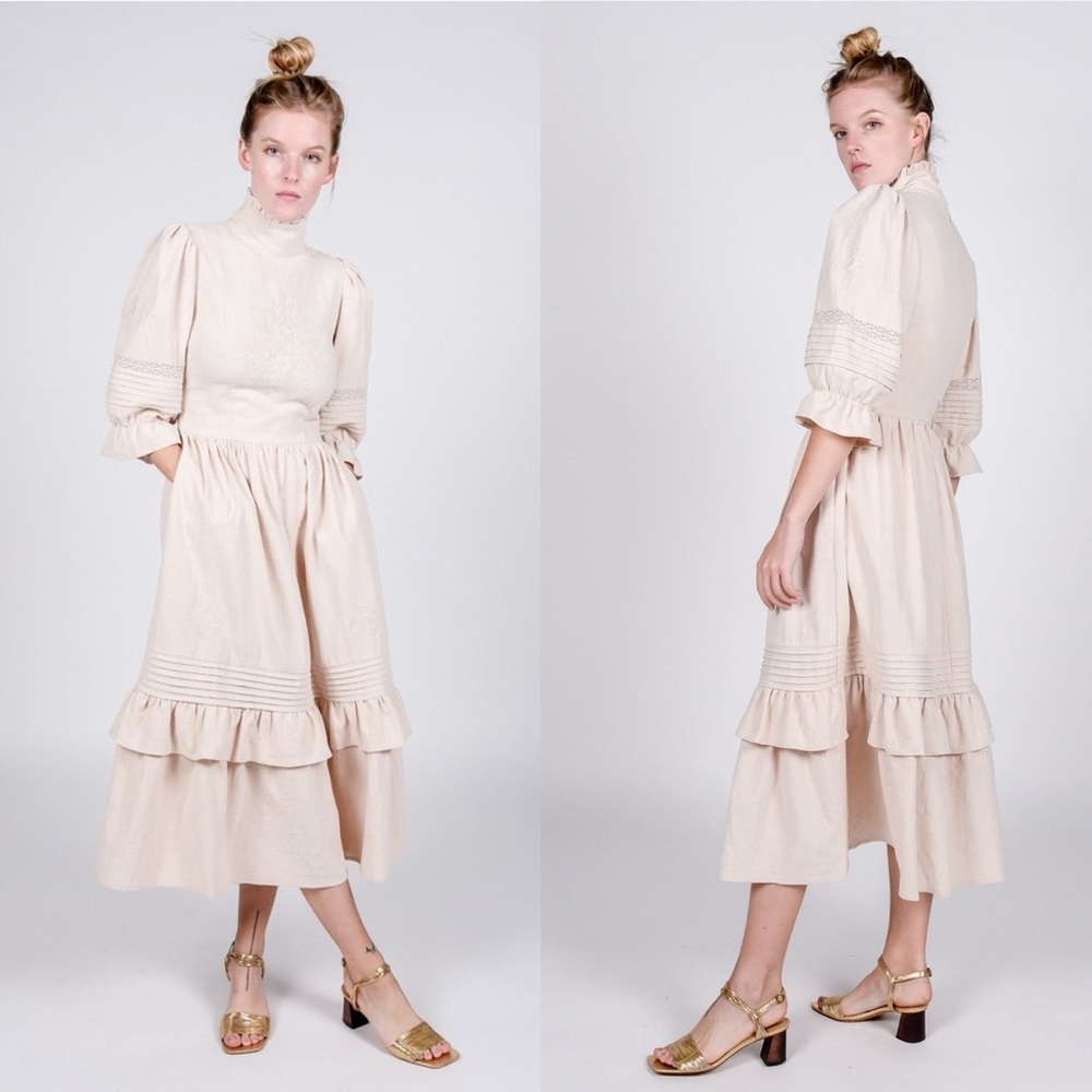 Meadows | Clematis Linen Dress